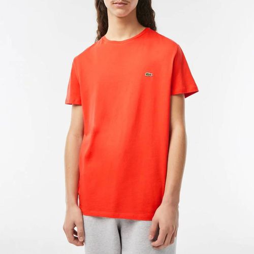 Orange Cotton T-Shirt - Lacoste - Modalova
