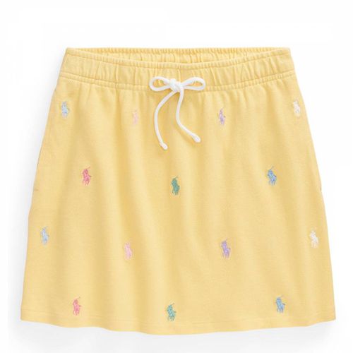 Older Girl's All Over Logo Cotton Skirt - Polo Ralph Lauren - Modalova