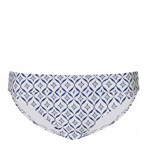 Blue Mid Rise Hipster Bikini Bottom - Heidi Klein - Modalova