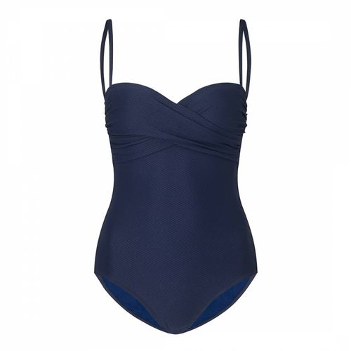 Navy Crossover Swimsuit - Heidi Klein - Modalova