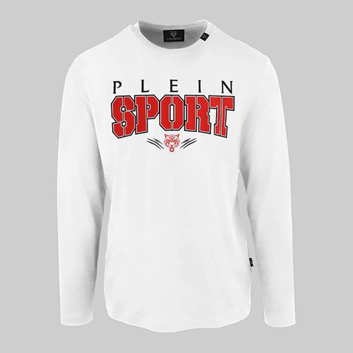 White Cotton Long Sleeve T-Shirt - Philipp Plein - Modalova