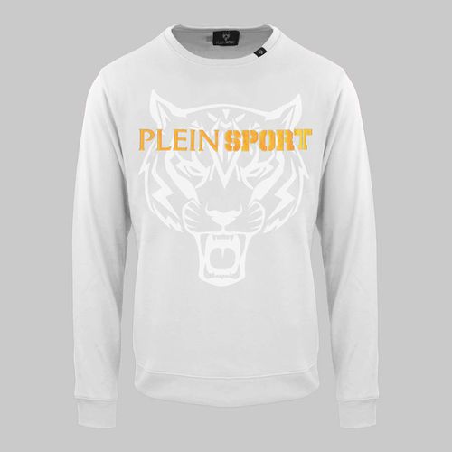 White Round Neck Sweatshirt - Philipp Plein - Modalova