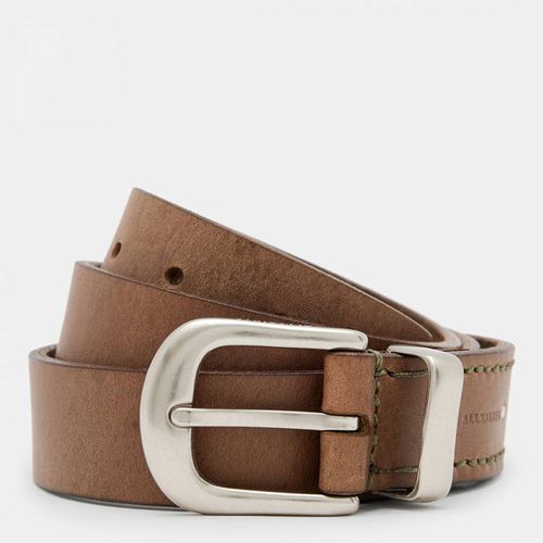 Tan Kaden Western Leather Belt - AllSaints - Modalova