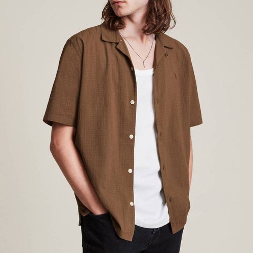Brown Adornos Short Sleeve Shirt - AllSaints - Modalova