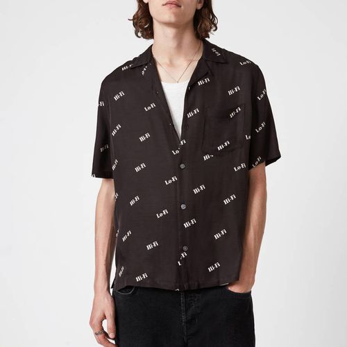 Black Lo-Fi Short Sleeve Shirt - AllSaints - Modalova