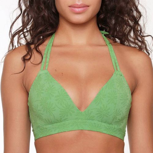 Green Padded triangle Bikini top - LingaDore - Modalova