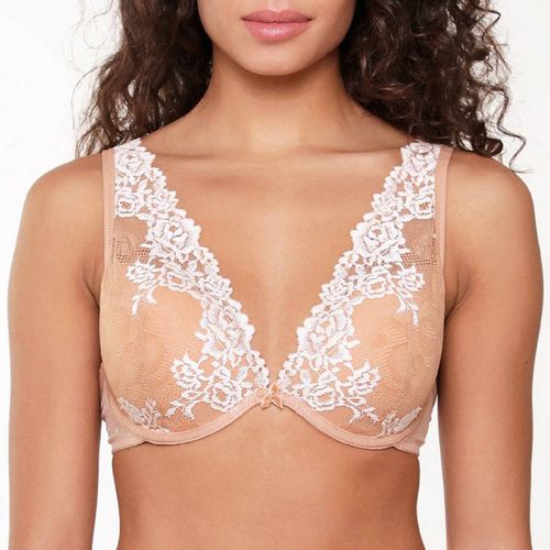 Beige Lace Triangle Bra - LingaDore - Modalova