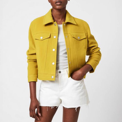 Yellow Acey Wool Blend Jacket - AllSaints - Modalova