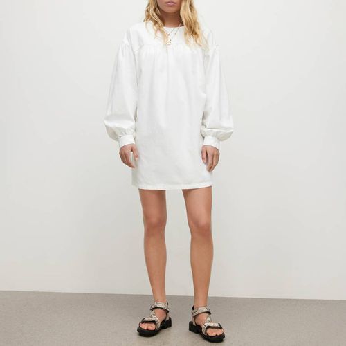 White Harlow Denim Dress - AllSaints - Modalova