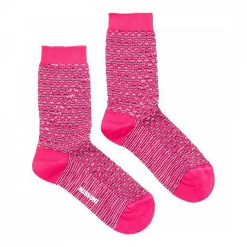 Pink Zigzag Knitted Sock - Missoni - Modalova