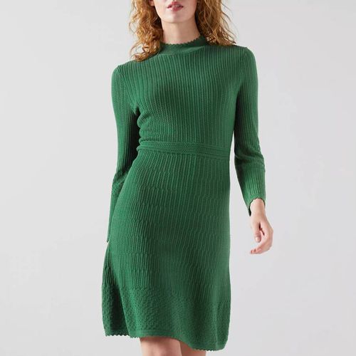Green Penelope Ribbed Mini Dress - L K Bennett - Modalova