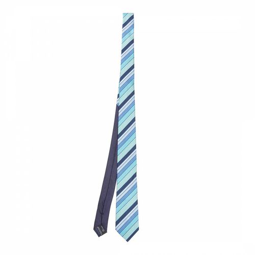 Light Blue Stripe Woven Silk Tie - Missoni - Modalova