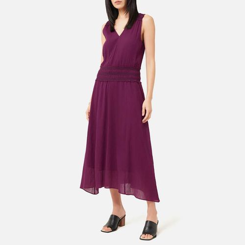 Dark Pink Asymmetric Cotton Dress - Jigsaw - Modalova