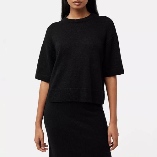 Black Knitted Linen T-shirt - Jigsaw - Modalova