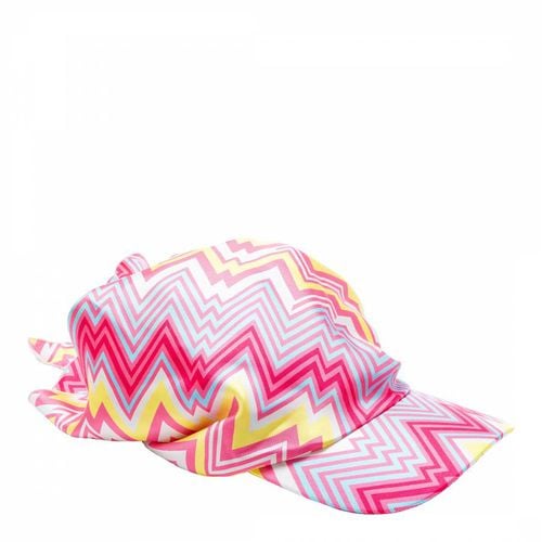 Pink Chevron Woven Hat Scarf - Missoni - Modalova