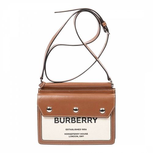 Beige Brown Mini Horseferry Bag - Vintage Burberry - Modalova