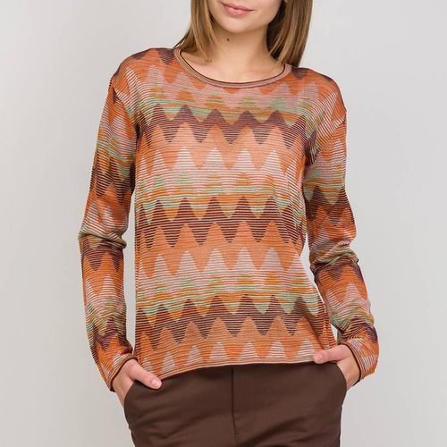 Beige Pattern Cotton Wool Blend Top - M Missoni - Modalova