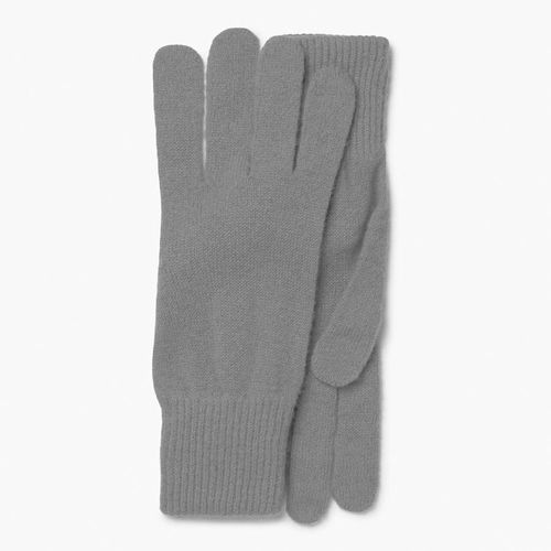 Mid Grey Cashmere Classic Gloves - Scott & Scott London - Modalova