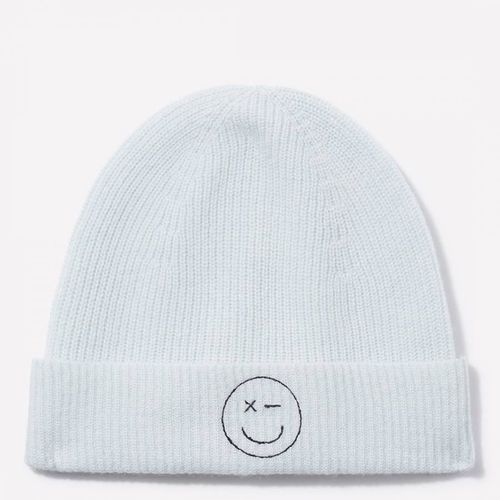 Pearl Cashmere Smiley Embroidery Hat - Scott & Scott London - Modalova