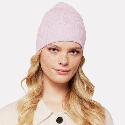 Candy Floss Cashmere Cable Hat - Scott & Scott London - Modalova