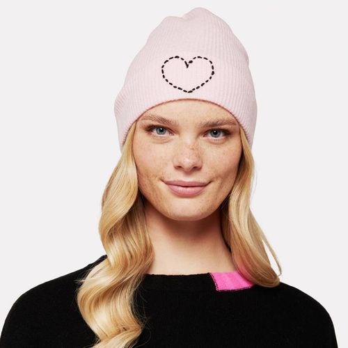 Candy Floss Cashmere Embroidery Hat - Scott & Scott London - Modalova