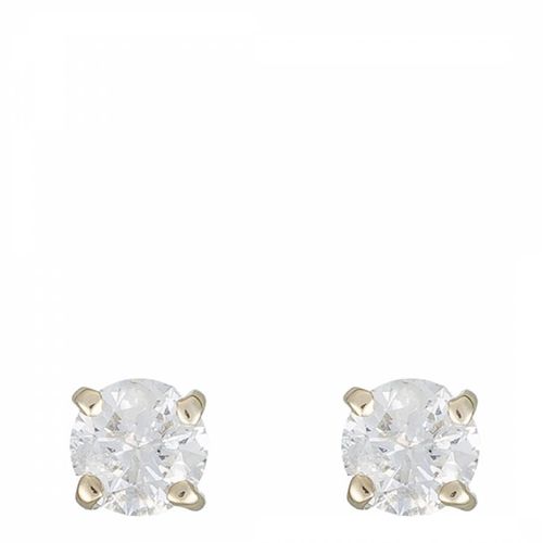 Gold Diamond Earrings - MUSE - Modalova