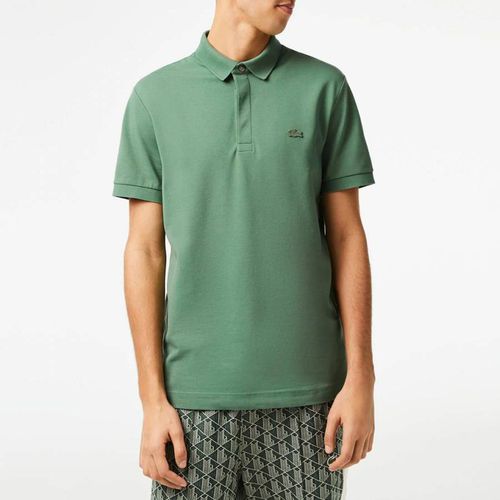 Dark Green Cotton Polo Shirt - Lacoste - Modalova