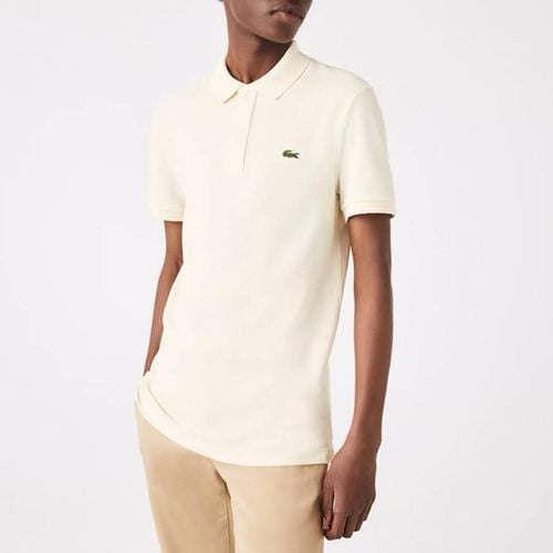 Cream Cotton Polo Shirt - Lacoste - Modalova