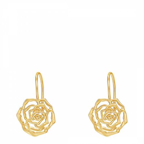 Mm Wild Rose Flower Drop Earrings - Dower & Hall - Modalova