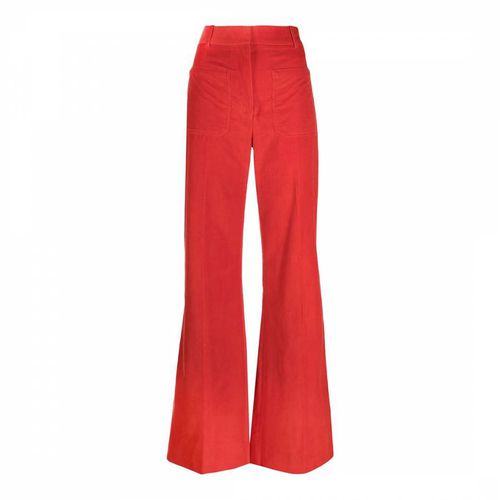 Red Corduroy Alina Trouser - Victoria Beckham - Modalova