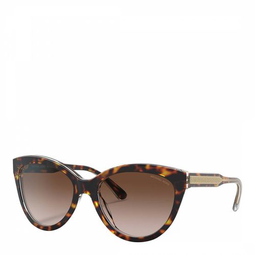 Womens Tortoiseshell Sunglasses 55mm - Michael Kors - Modalova
