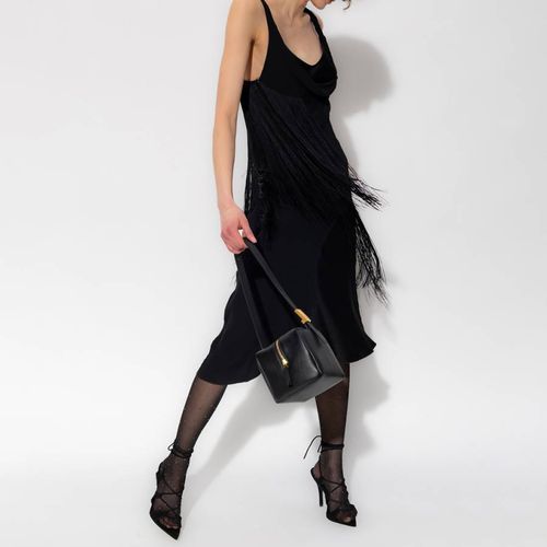 Black Tassel Midi Dress - Victoria Beckham - Modalova