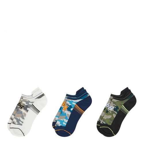 Multi Camo No Show Tab Sock 3 Pack - New Balance - Modalova