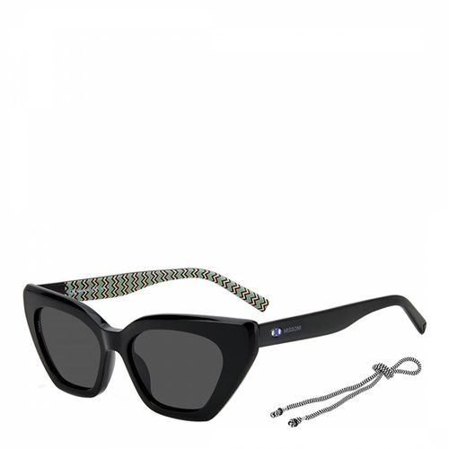 Black Grey Rectangular Sunglasses - Missoni - Modalova