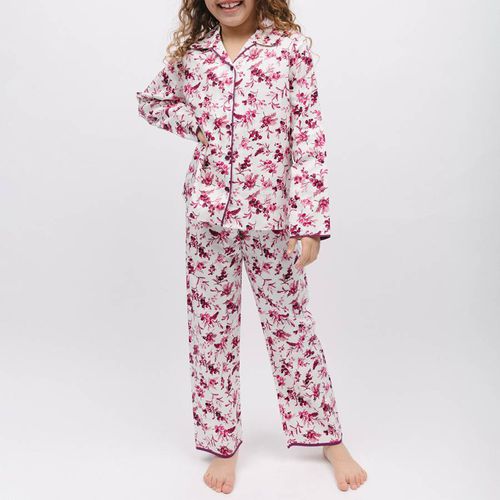 Pink Eve Girls Berry Print Pyjama Set - Cyberjammies - Modalova