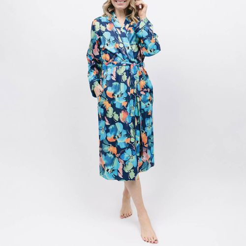 Bea Floral Print Dressing Gown - Cyberjammies - Modalova