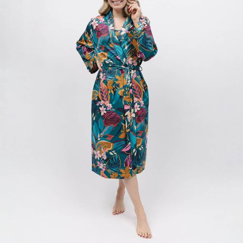 Maple Leaf Print Dressing Gown - Cyberjammies - Modalova