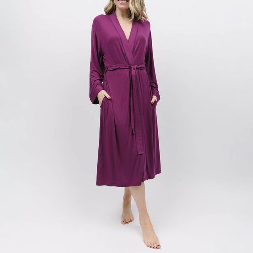Purple Carina Jersey Dressing Gown - Cyberjammies - Modalova
