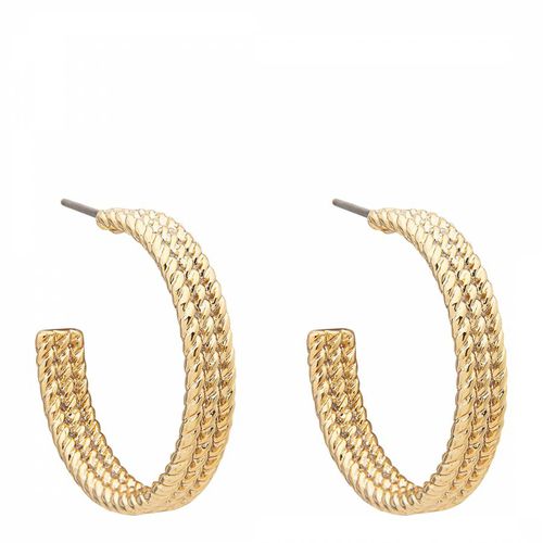 Gold Rope Hoop Earrings - Ralph Lauren - Modalova