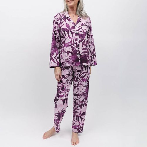 Mary Lace Trim Floral Print Pyjama Set - Nora Rose - Modalova