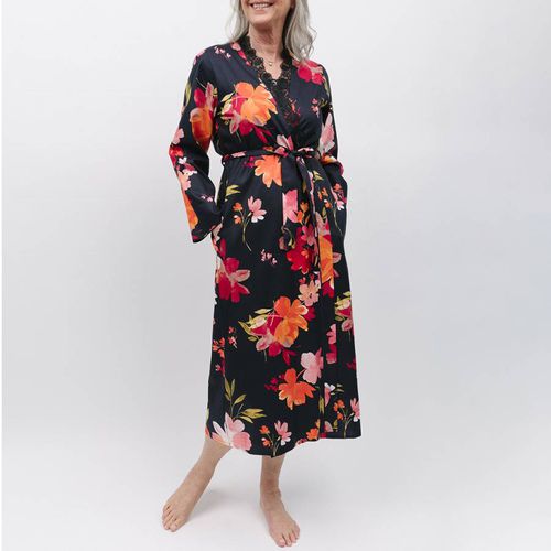 Winnie Floral Print Long Dressing Gown - Nora Rose - Modalova