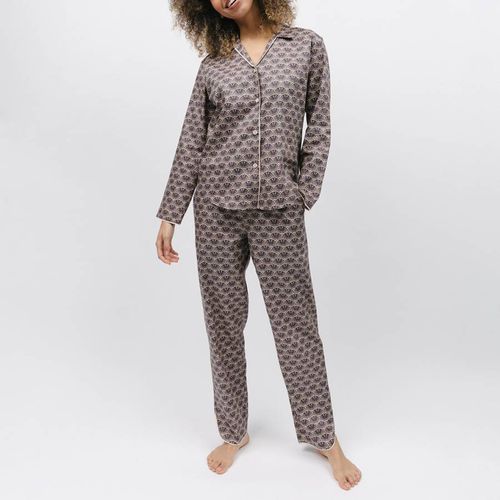 Beige Lana Geo Print PJ Set - Cyberjammies - Modalova