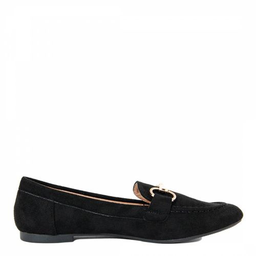 Black Suede Flat Shoes - Officina55 - Modalova