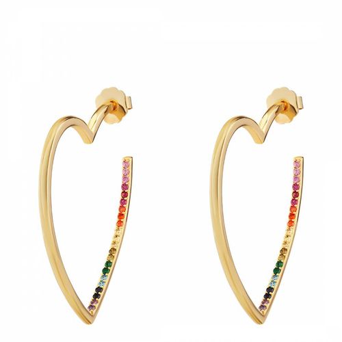 K Recycled Rainbow Love Earrings - Celeste Starre - Modalova