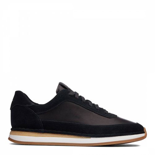 Black CraftRun Lace Combi Trainer - Clarks - Modalova