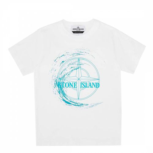 White 'Camo One' Cotton T-Shirt - Stone Island - Modalova