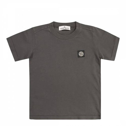 Charcoal Cotton Jersey T-Shirt - Stone Island - Modalova