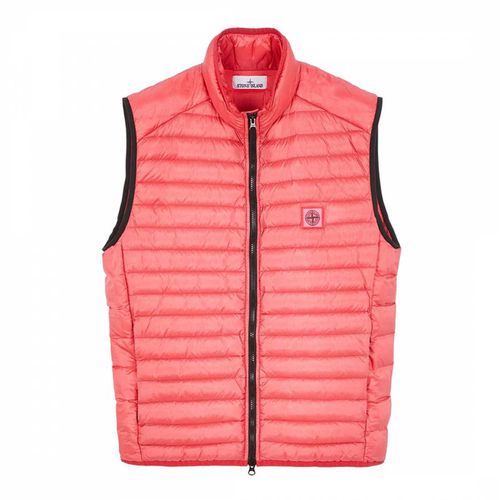 Pink Quilted Zip Up Gilet - Stone Island - Modalova