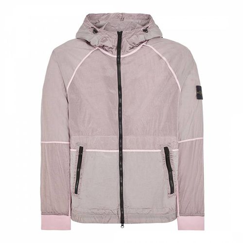 Pink Nylon Hooded Jacket - Stone Island - Modalova