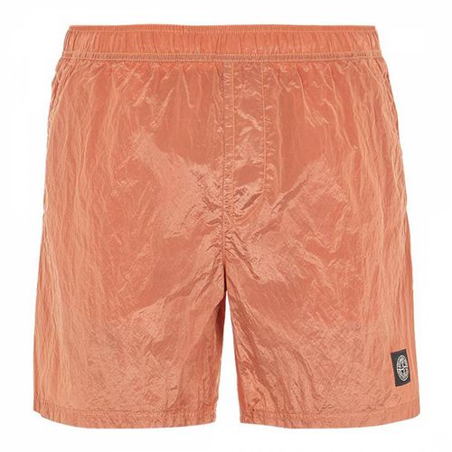 Orange Nylon Swimming Trunks - Stone Island - Modalova